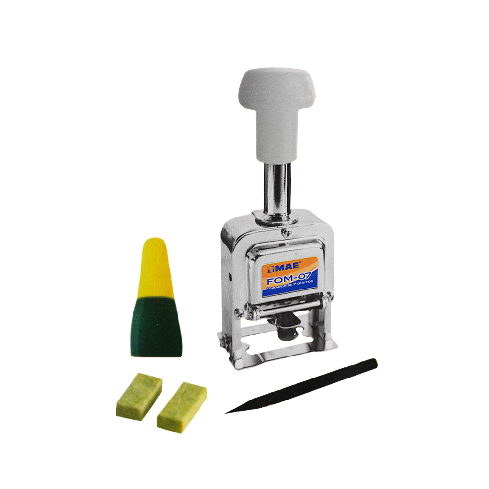 SELLO FOLIDIADOR MAE FOM-07 DE 7 DIGITOS - Image 2