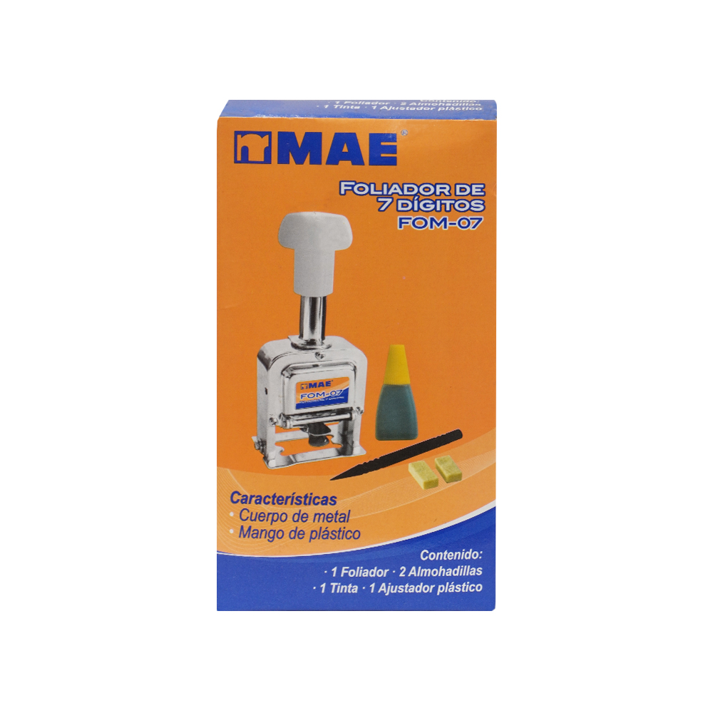 SELLO FOLIDIADOR MAE FOM-07 DE 7 DIGITOS - Image 3