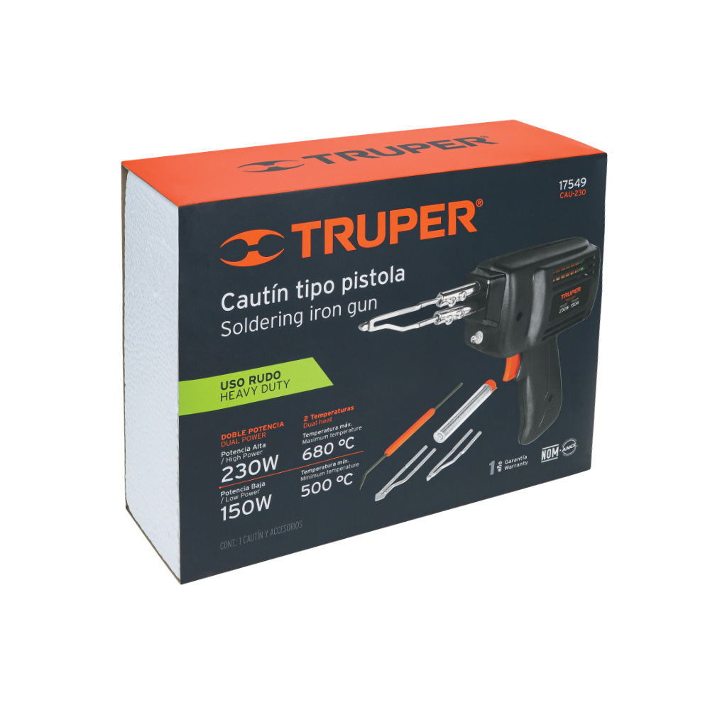 CAUTIN TIPO PISTOLA TRUPER CAU-230 DE 230 WATTS USO RUDO - Image 3