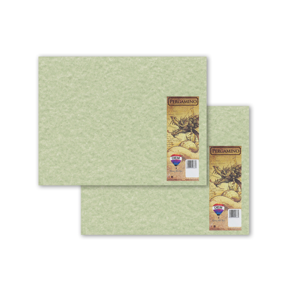 PLIEGO PERGAMINO EXTENDIDO DIEM VERDE OSCURO0 50 CENTIMETROS X 65 CENTIMETROS PAQUETE CON 100 PIEZAS - Image 3