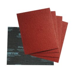 LIJA DE ESMERIL GRANO 80  DE ÓXIDO DE ALUMINIO 9 X 11 PULGADAS ROJO SURTEK LER80