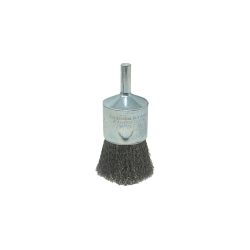 CEPILLO DE ALAMBRE ONDULADO WEILER 05090 ACERO AL CARBON CON VASTAGO 1''X 0.006