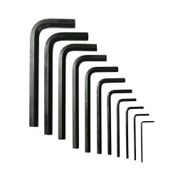 JUEGO DE LLAVES ALLEN HEXAGONALES L URREA 4976A CON 11 PIEZAS METRICAS