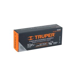 CAJA CON 5000 GRAPAS CORONA 3/8'' CALIBRE 22 TRUPER GRANEU-3/8-10 LARGO 10 MM