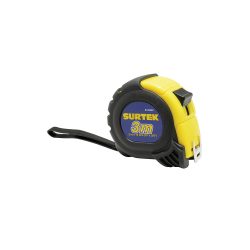 FLEXOMETRO SURTEK B122080 3 METROS X 5/8'' ANTI IMPACTO