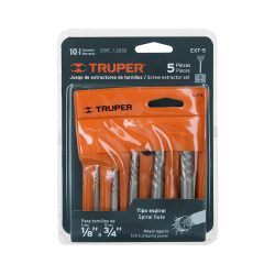 JUEGO DE 5 EXTRACTORES DE TORNILLOS TRUPER EXT-5