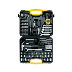 JUEGO PARA MECANICO 133 PIEZAS CUADROS 1/4 Y 3/8 PULGADAS TRUPER PRETUL SET-133