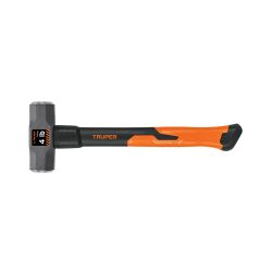 MARRO OCTAGONAL TRUPER MD-4F DE 4 LIBRAS CON MANGO DE FIBRA DE VIDRIO DE 14 PULGADAS