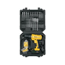 KIT DE TALADRO INALAMBRICO TRUPER PRETUL TALI-12PK2 DE 3/8 PULGADAS CON 12 VOLTIOS