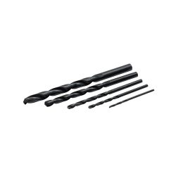 JUEGO DE BROCAS FOY 144129 CON 5 PIEZAS DE ACERO DE ALTA VELOCIDAD 1/4'' 3/16'' 1/8'' 2/32'' 1/16''