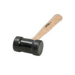 MAZO CABEZA DE HULE URREA 1367 NEGRO 16 ONZAS