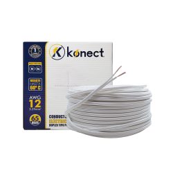 CABLE ELECTRICO CCA DUPLEX TIPO POT KONECT #12X100 METROS BLANCO