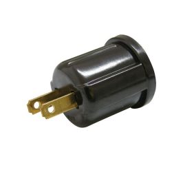 PORTALAMPARA SURTEK 136669 CON CLAVIJA NEGRO 127 VOLTS