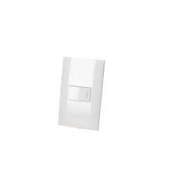 PLACA SURTEK P419B BLANCO CON INTERRUPTOR