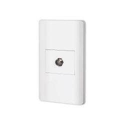 PLACA CON TOMA DE TV (LINEA LISBOA) BLANCO 47972 VOLTECK