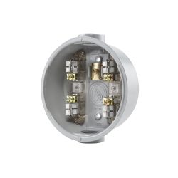 BASE DE MEDIDOR DE LUZ  IUSA 221338 4 TERMINALES DE ALUMINIO