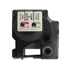 CINTA PLASTICA DYMO 45013 NEGRO 12 MILIMETROS X 7 METROS  LETRA TAG 1/2''