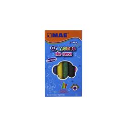 CRAYON MAE CYM-6 PAQUETE CON 6 PIEZAS VARIOS COLORES CIRCULAR