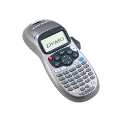 ETIQUETADORA MANUAL DYMO LETRATAG 100H PLUS 2174562 1/2'' CON 3 CASETES COLOR PLATA