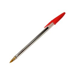 BOLIGRAFO BIC CRISTAL DURA MAS ROJO PUNTA MEDIA 1.0 MILIMETRO