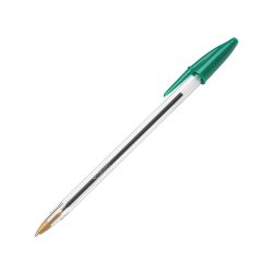 BOLIGRAFO BIC CRISTAL DURA MAS VERDE PUNTO MEDIO 1.0 MILIMETROS