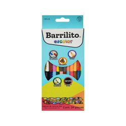 LAPIZ DE COLOR DUO BARRILITO 1167LCD PAQUETE CON 24 PIEZAS