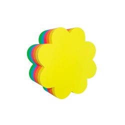 NOTAS ADHESIVAS MAE 21357 FORMA DE FLOR 250 HOJAS DE 2.6'' X 2.6''