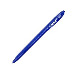 BOLIGRAFO TRIANGULAR RETRACTIL MAE BTRS-A AZUL PUNTO FINO