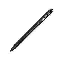 BOLIGRAFO TRIANGULAR RETRACTIL MAE BTRS-N NEGRO PUNTO FINO