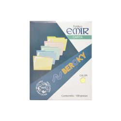 FOLDER TAMAÑO CARTA EMIR COLOR AMARILLO