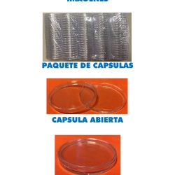 CLEAR PLASTIC COIN CAPSULE 43 MILIMETERS  INNER SIZE 40.08 MILIMETERS