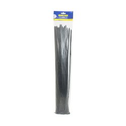CINCHO DE PLASTICO SURTEK 114230 PAQUETE CON 50 PIEZAS NEGRO 500 X 7.8 MILIMETROS