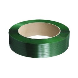 FLEJE MANUAL DE POLIESTER 1/2'' CON RESISTENCIA DE 0.031 MOLETEADO COLOR VERDE