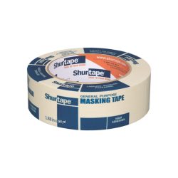 CINTA ADHESIVA MASKING TAPE SHURTAPE CP 105 175262-W DE 48 MILIMETROS X 50 METROS NATURAL PARA EMPAQUE