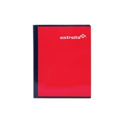 CUADERNO FORMA FRANCESA ESTRELLA 0701 CUADRO 7 MILIMETROS COSIDO 100 HOJAS