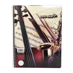 CUADERNO PROFESIONAL PAUTADO ESTRELLA 0547 ESPIRAL 50 HOJAS