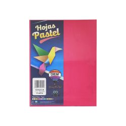 HOJA DE PAPEL DIEM PASTEL PAQUETE CON 100 PIEZAS CEREZA 04 TAMAÑO CARTA 75 GRAMOS