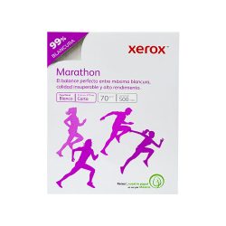 HOJA DE PAPEL XEROX MARATHON 003M02051 PAQUETE CON 500 PIEZAS BLANCO TAMAÑO CARTA