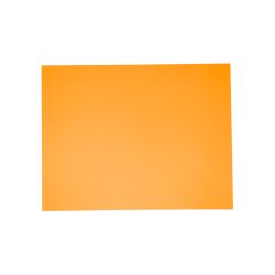 PLIEGO DE CARTULINA FLUORESCENTE DIEM NARANJA ELECTRICO PAQUETE 100 PIEZAS 48 CM X 65 CM 190 G