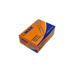 CLIP ESTÁNDAR MAE CS1 PAQUETE CON 100 PIEZAS NIQUELADO NÚMERO 1