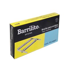 BROCHE PARA ARCHIVO BARRILITO B946 PAQUETE CON 50 PIEZAS