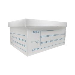 CAJA DE PLASTICO OFIMIX PARA ARCHIVO MUERTO TAMAÑO OFICIO