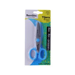 TIJERA GREKAS BARRILITO GREKA1 CORTE ZIG ZAG
