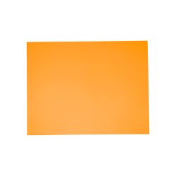 PLIEGO DE CARTULINA DIEM BRIGHT NARANJA ELECT 07 50 CENTIMETROS X 66 CENTIMETROS 100 PIEZAS 176 GRS.