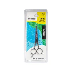 TIJERA ESTILISTA BARRILITO 8419-5.5CN PLATA CON GANCHO