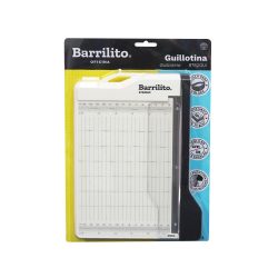 GUILLOTINA PLASTICA BARRILITO 8762GUI TAMAÑO CHICO COLOR GRIS