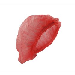 COFIA PLISADA LIGERA ALYGER GP-5421-R PAQUETE CON 100 PIEZAS ROJO CON ELASTICO SENCILLO 21''