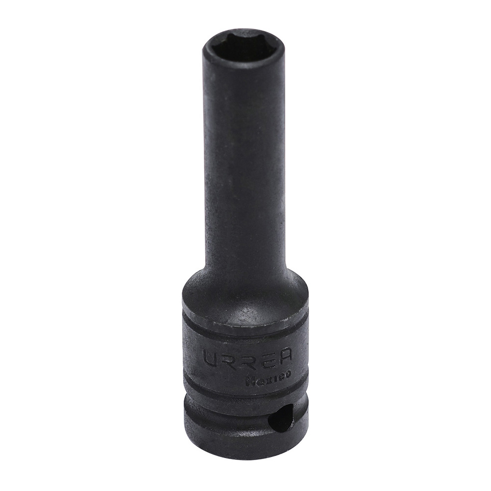 DADO DE IMPACTO URREA 7311MD LARGO PARED DELGADA MÉTRICO CUADRO DE 1/2'', 6 PUNTAS, 11 MM