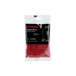 TANQUE PLASTICO FIERO COLOR ROJA TAQ-1/4P  1/4 PULGADAS