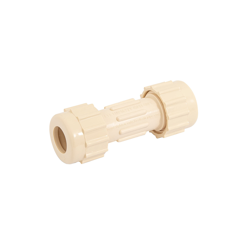 COPLE DE COMPRESIÓN TRUPER FOSET CPVC-271 DE CPVC DE 1/2 PULGADA